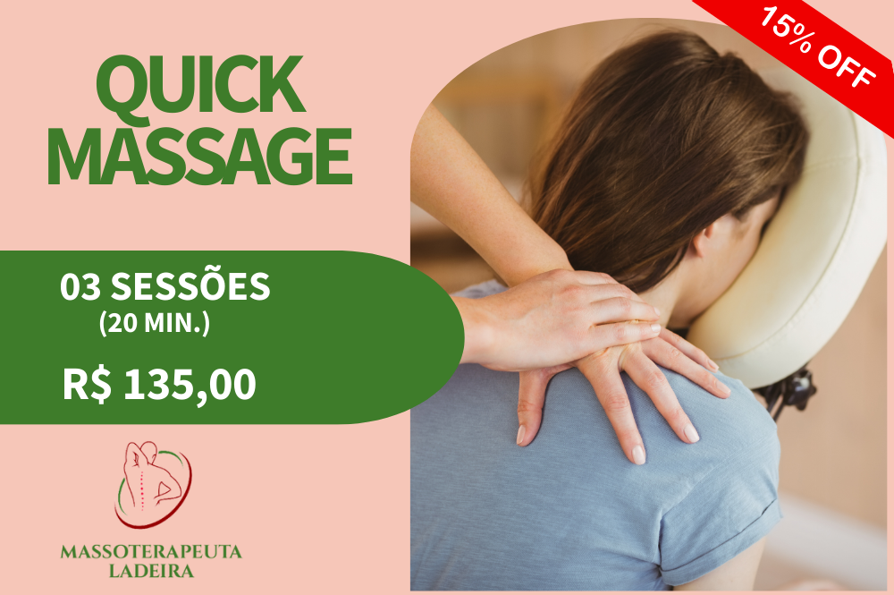Pacote Especial Quick Massage